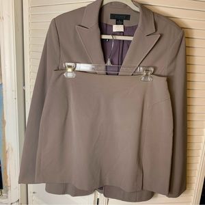 The Limited Stretch Beige Skirt Suit  M